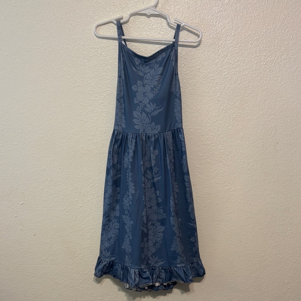 Floral Blue Kids Dress‎
